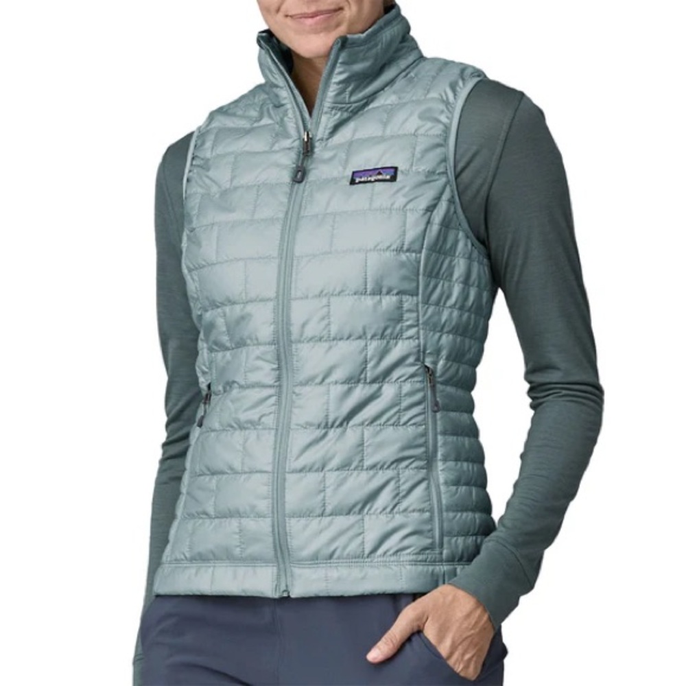 NWT Patagonia Nano Puff Vest Women's Size XL Thermal Blue